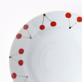 日下華子｜さくらんぼ/5.5寸皿（直径16.5cm）平皿　ケーキ皿