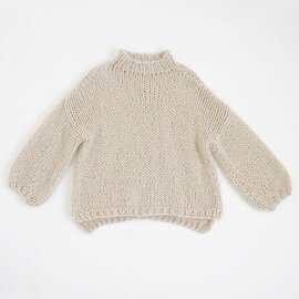 Mochi｜hand knitted sweater [beige]