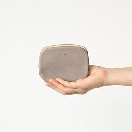 FOLNA RD|【新色 追加】ソフトレザー ショート天溝がま口財布