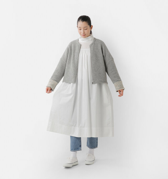 model mizuki：168cm / 50kg 
color : gray / size : 1