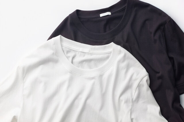 同じPrestigeの糸で編んだ「Pristige Tシャツ」「ロングスリーブTシャツ」もご用意しています。