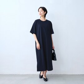TOKYO BASIC|強撚糸コットン100%半袖ワンピース|接触冷感 ワンピース コットン