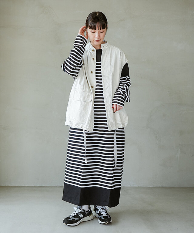 身長:165cm / カラー:Ice Gray/着用サイズ:Free