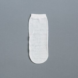 KARMAN LINE｜PLUTO 冷えとり靴下 3足目（シルク）ホワイト