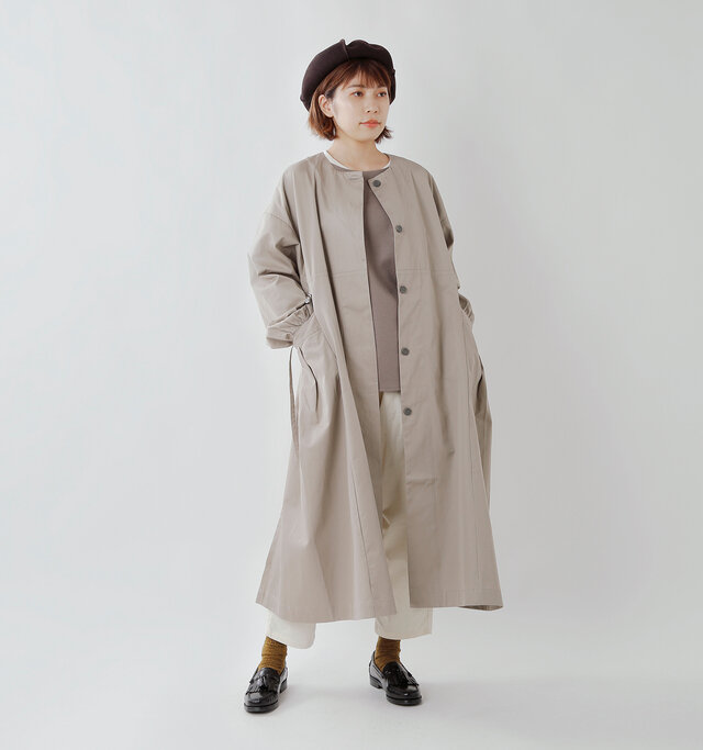 model hikari:165cm / 48kg
color : gray / size : F