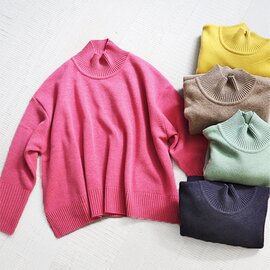 maillot｜【サロ別注】 "mature" Lamb Wool Waid Sweater ラムウール・ワイドセーター MAK-21260S - Special Order