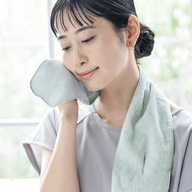 bon moment|ひんやり気持ちいい 首に巻ける 冷感タオルハンカチ