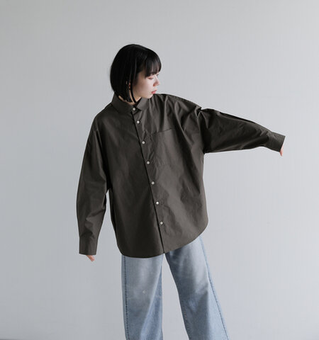 upper hights|コットン ラウンドカラー 長袖 シャツ THE MEADOW ROUND SH meadow-roundsh