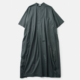 LE GLAZIK｜コットン ツイル バンドカラー ドレス lg-g0055hct-ms ワンピース 半袖