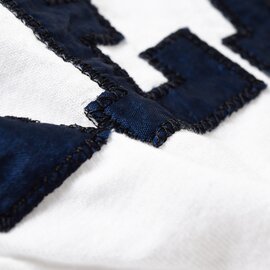 kha:ki｜6.0oz コットンジャージー ロゴ 刺繍 半袖 Tシャツ “EMBROIDERY TEE” mil23hcs3349-kk カットソー 