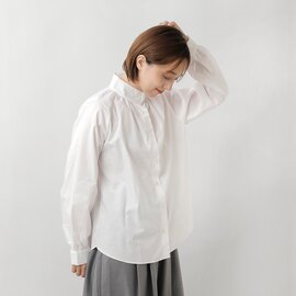 Commencement|コットン スタンド 長袖シャツ “Stand shirt” c-314-mt