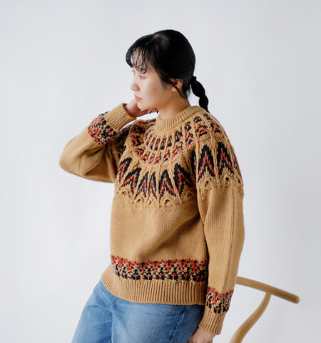 COOHEM|KOUHEN ノルディック ニットセーター プルオーバー 11-254-020