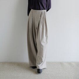 support surface|ウール タック フレアパンツ fpd27a141-tko0238