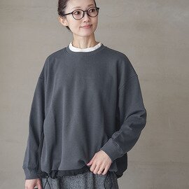 BLUE LAKE MARKET|AZUMA裏毛/40/2コーマウェザー バイファブリックプルオーバー トップス スウェット カットソー b-513022