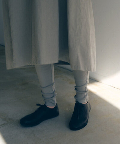 Mochi｜organic cotton leggings [mud grey/・1]
