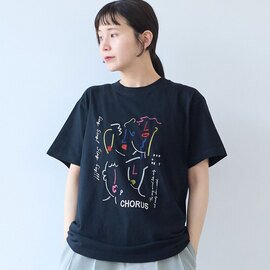 yuni|CHORUS embroidery Tシャツ 1701CT020261 1701CT025261