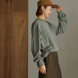 RYE TENDER|デポール ロングスリーブ Tシャツ マルチボーダーTEE 長袖 DEPAUL L/S TEE 010732600 ライテンダー