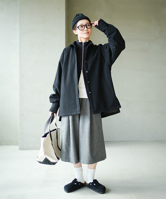 身長:164cm / カラー:17 BLACK / サイズ:38
