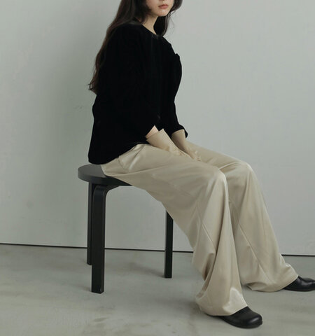 anuke|サテン タック パンツ “Satin Tuck Pants” 62520713
