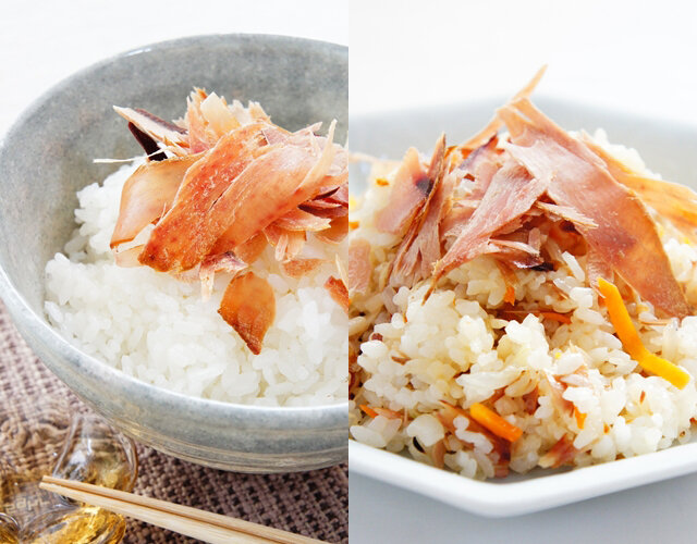 ご飯にそのままかけても美味しいです。
お茶漬けにしても美味しいですよ。