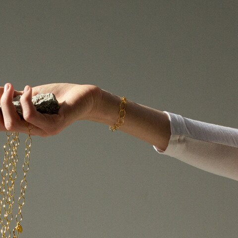 les bon bon|botanica halo bracelet ブレスレット シルバー925 チェーン
