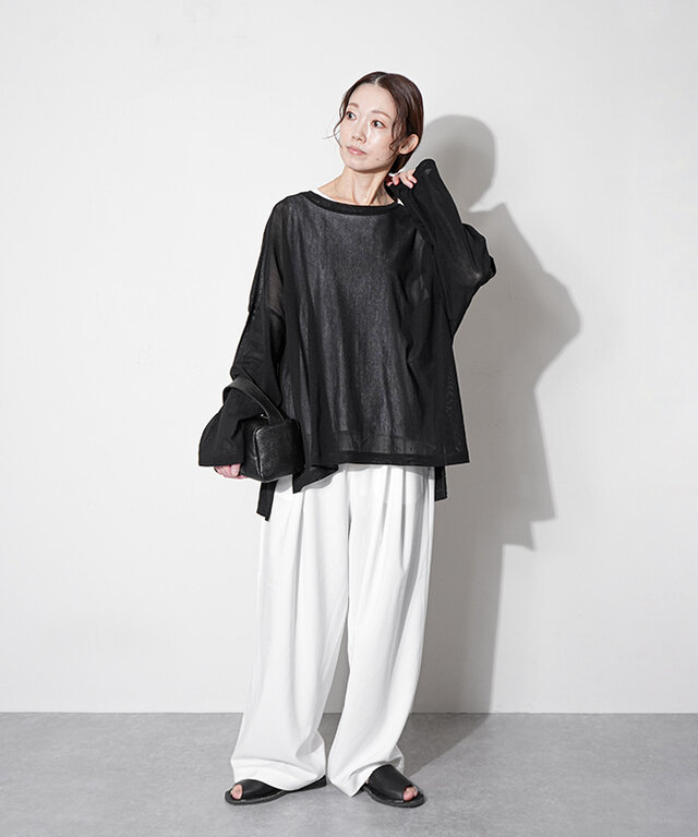 身長:164cm / カラー:101 ホワイト / サイズ:3