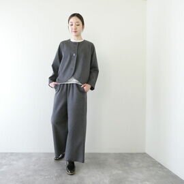 Sarahwear|ポンチノーカラージャケット(C91175)サラウェア