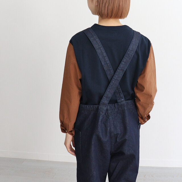 ■ネイビー×ブラウン(身長165cm、着用サイズ2)