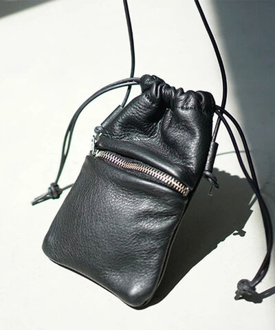 mormyrus|レザーショルダーポーチ サコッシュ ポシェット バッグ m142