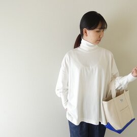 prit|40/2天竺 タートルネックビッグプルオーバー(90642)