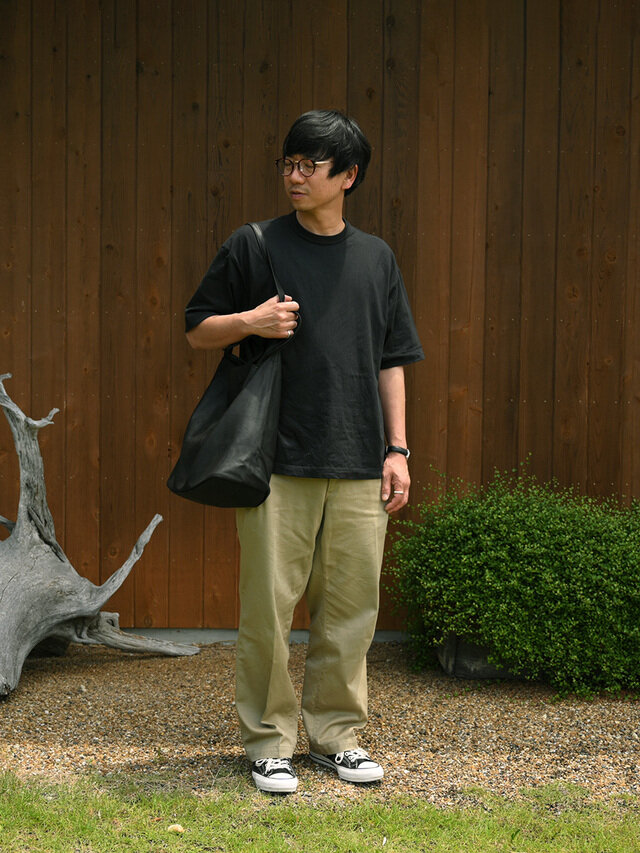 【matsuno】178cm
普段着用サイズ:トップス L / ボトムス L / シューズ 27.5cm