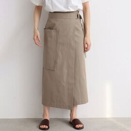 yuni｜コットン/triple washer twill wrap スカート　1701SK006221