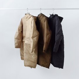 REMI RELIEF|超軽量 ナイロン アウトドア フーディー ロング ダウンジャケット rn29373003