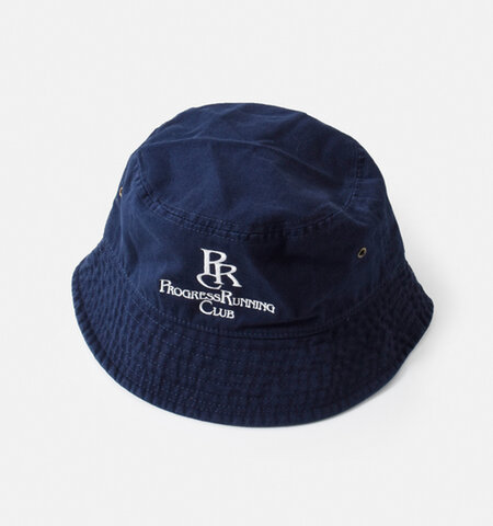 PROGRESS RUNNING CLUB｜刺繍 バッジロゴ ハット 帽子 “BADGE LOGO” prc-24ss-14-yh