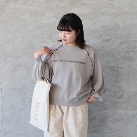 BLUE LAKE MARKET|裏毛ラグランボリューム袖プルオーバー EVERYDAY IS