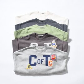 Johnbull|裏毛 ワッペン トンプキン オーバルカレッジ スウェットシャツ jl264c06