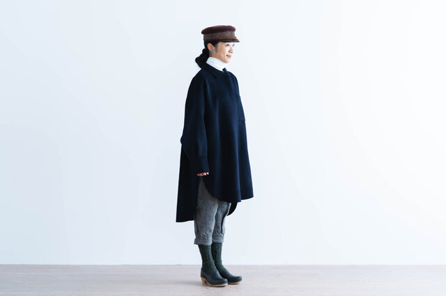 ネイビー着用(モデル身長:160cm)