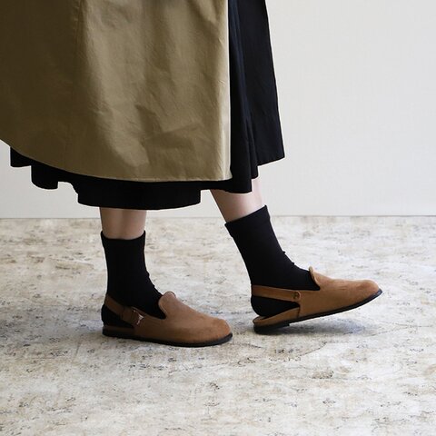 biollne|足底パイル編みソックス オーガニックコットン 靴下