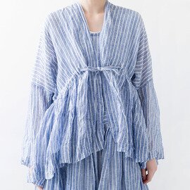 Veritecoeur|カシュクール LTD-029 ブラウス リネン カシュクール ストライプ