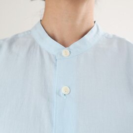 ashuhari｜BandCollar Aline Shirt (バンドカラー Aラインシャツ)