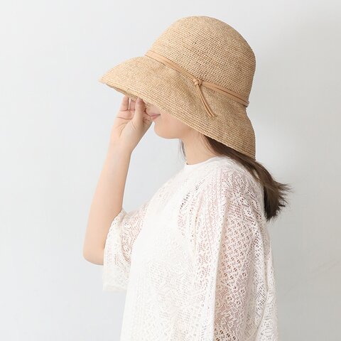 odds|【SALE】自然なツヤが増していく ノットラフィアハット 「母の日」「ギフト」kurashisha UV