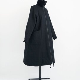 Mochi｜finx gabardine coat [black/・2]