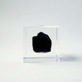 ウサギノネドコ｜Sola cube Mineral 黒曜石（4cm角）