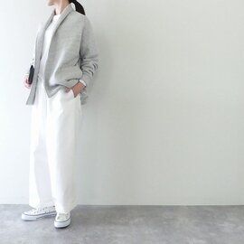 TANG|パイル裏毛スーピマコットンジップカーディガン(2325311ES)