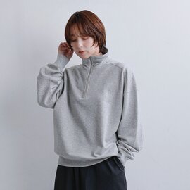 nicholson&nicholson|コットン フレンチテリー ハーフジップ スウェットシャツ ARK ark