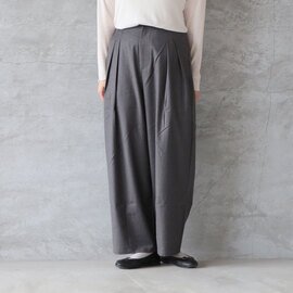 filum|ウールライクポリレーヨンコクーンパンツ