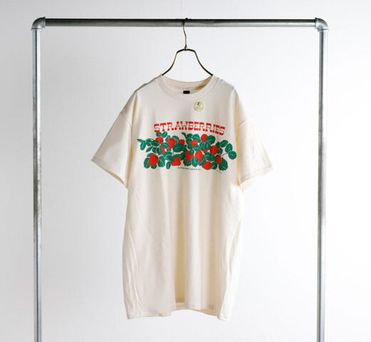Liberty Graphics|LIBERTY GRAPHICS リバティーグラフィックス アートシルクプリントTシャツ Strawberries 812