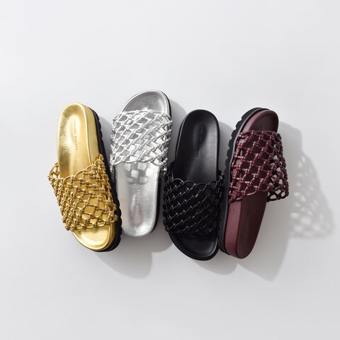 atelier brugge|メッシュ フラット サンダル 25ism-42-mn