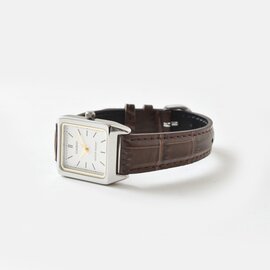 CASIO｜スクエアケースレザーベルト腕時計 ltp-v007l-rf ギフト 贈り物