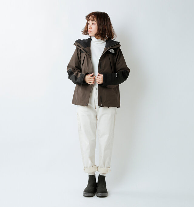 model saku：163cm / 43kg 
color : slate brown / size : womensM